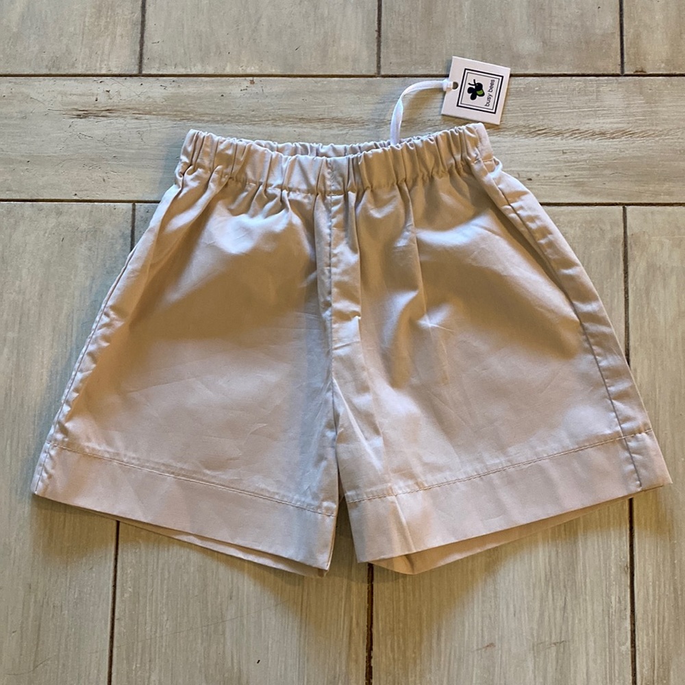 Busy Bees NWT Tan Lightweight Elastic Waist Shorts 18 Months